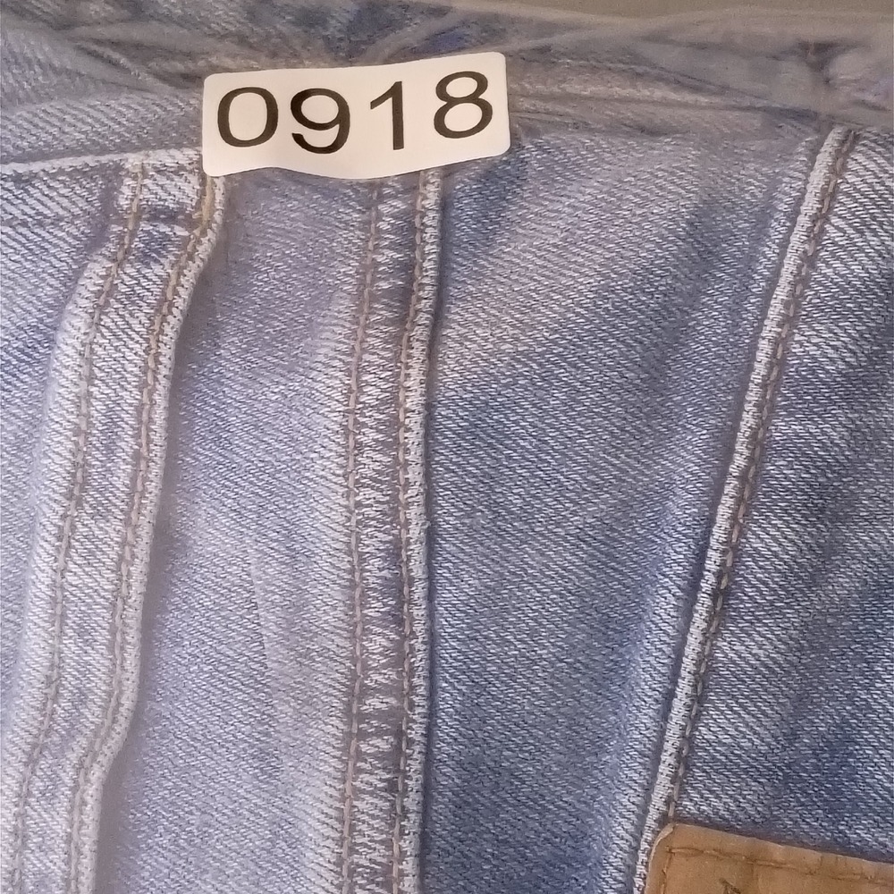 American Eagle Mom Jeans Womens 2 Regular Blue Stretch High Rise Tapered Denim - Picture 16 of 16